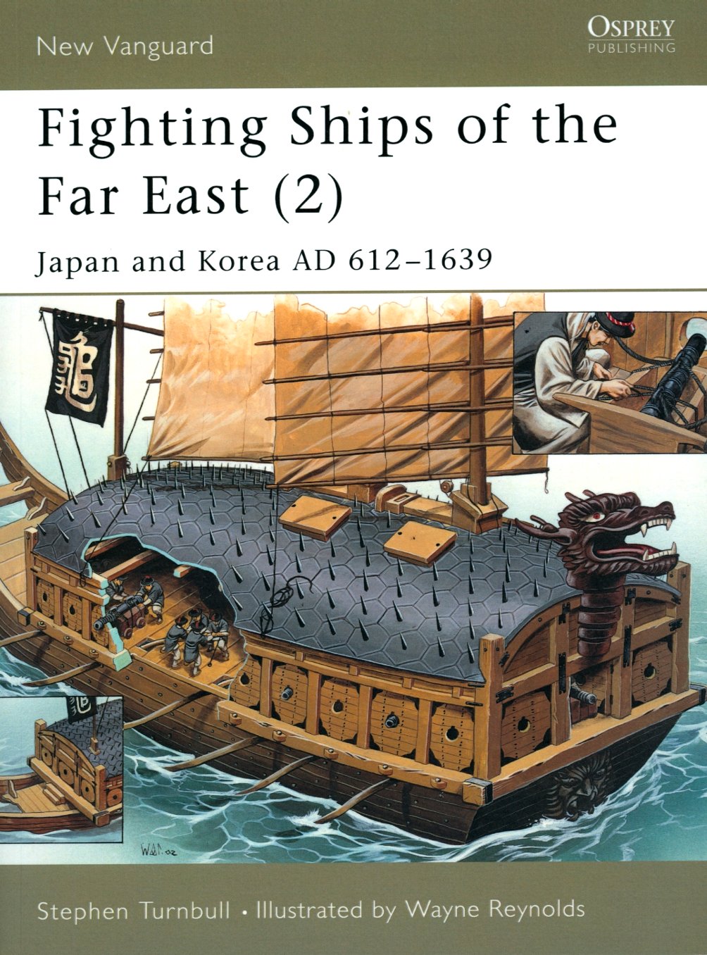 Fighting Ships of the Far East, Vol. 2, Japan and Korea AD 612-1639, softbound, color and b/w pictures, 48 page, excellent condition