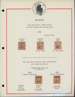 294 and 304 with various overprints on two pages (2 images)