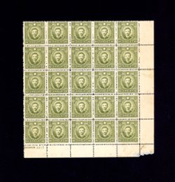 432 CSS 512, 1939-1941, Hong Kong Martyrs, Perf 13, 17c. complete 5x5 transfer.