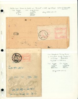 1949 two Gold Yuan meters on covers