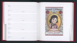 Attractive Unused Address Book with pictures on the first page for each letter of the alphabet (4 images)