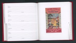 Attractive Unused Address Book with pictures on the first page for each letter of the alphabet (4 images)